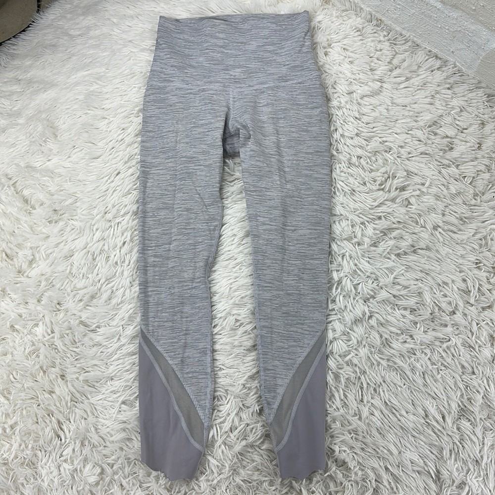 Lululemon Wunder Under Crop *Scallop 23" Wee Are From Space